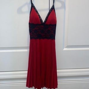 Satin Slip Lace Dress